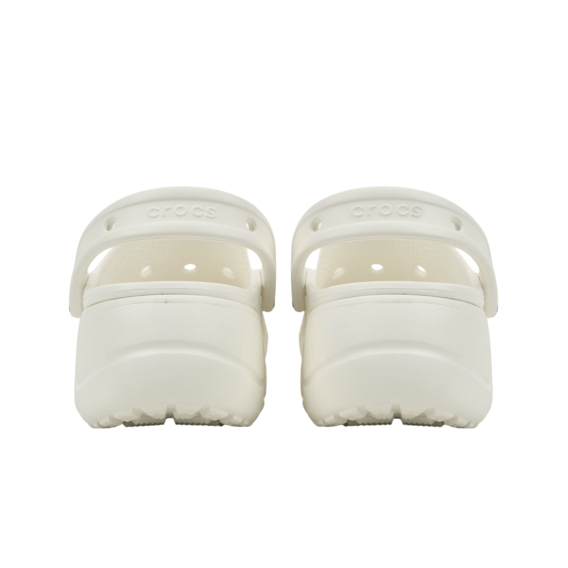 (W) 크록스 바야 플랫폼 클로그 화이트((W) Crocs Baya Platform Clog White) - 6