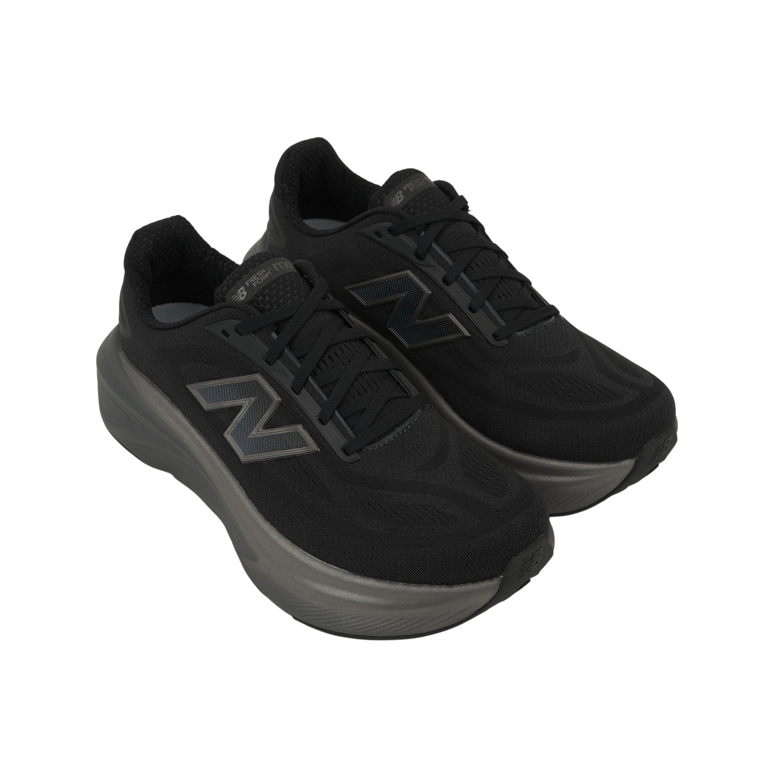 뉴발란스 프레쉬 폼 모어 v6 블랙 캐슬락 블랙 메탈릭 - 2E 와이드(New Balance Fresh Foam More v6 Black Castlerock Black Metallic - 2E) - 4