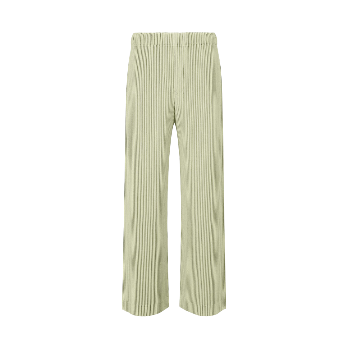 HP58-JF104-61 Homme Plisse Issey Miyake MC October Trousers Wavellite Green