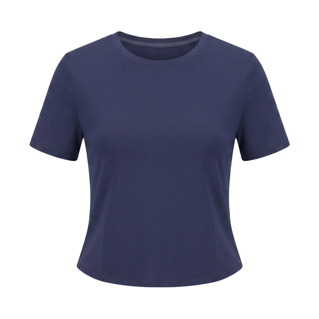 CLWT8105 cielcoco Askin Semi-Cropped Short Sleeves Navy