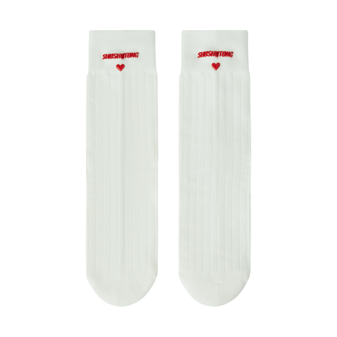 슈슈통 우먼 로고 삭스 화이트 - 26FW(Shushu/Tong Women Logo Socks White - 26FW) - 2