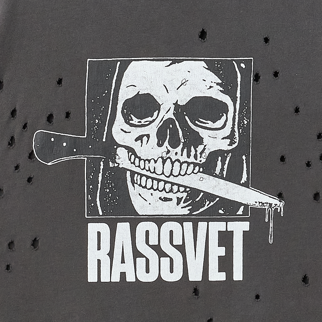 라스벳 슬래셔 티셔츠 블랙 - 26FW(Rassvet Slasher Tee Shirt Black - 26FW) - 6