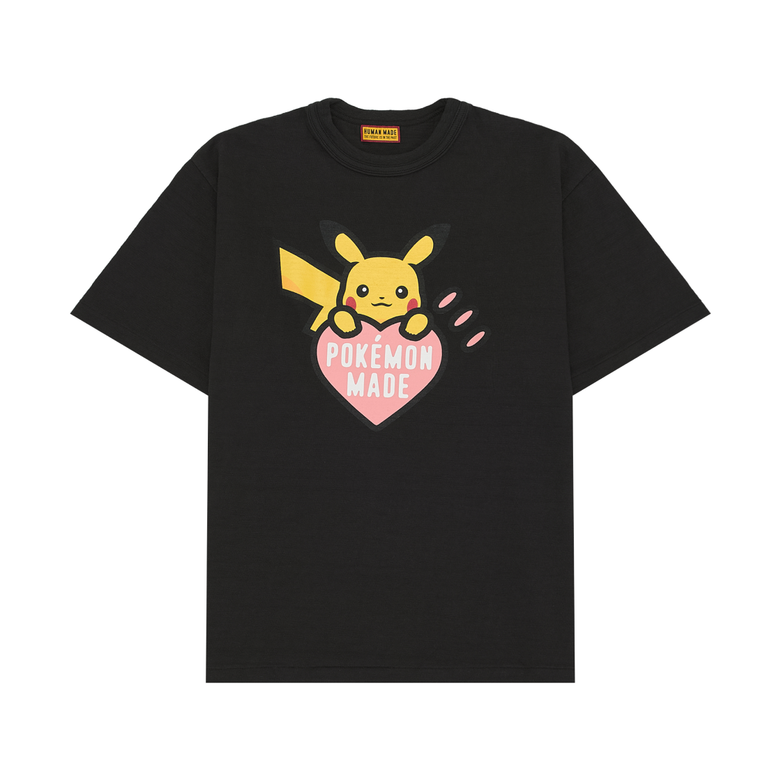 - Human Made x Pokemon Graphic T-Shirt Black Coral Pink - Seoul Store Exclusive