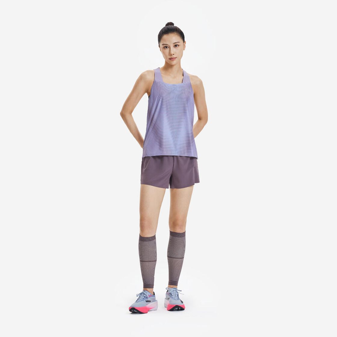 데카트론 여성 러닝 경량 싱글렛 런 라이트 900 스모크 퍼플(Decathlon Women's Running Lightweight Singlet Run Light 900 Smoke Purple) - 5
