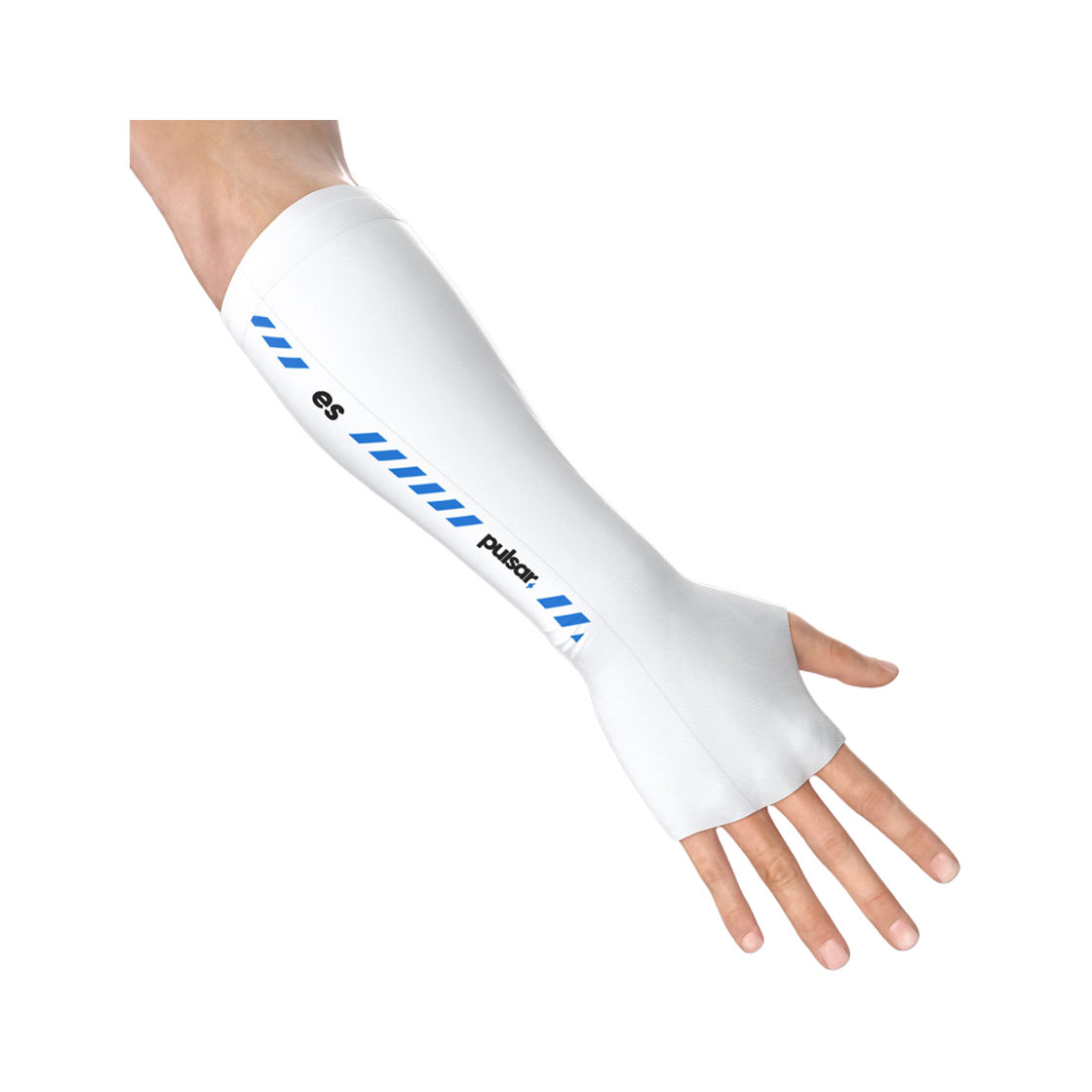 펄사 eS e스포츠 게이밍 팔토시 Palm Short 화이트색상 M 사이즈(PULSAR eS ARM SLEEVE Palm Short M White) - 2
