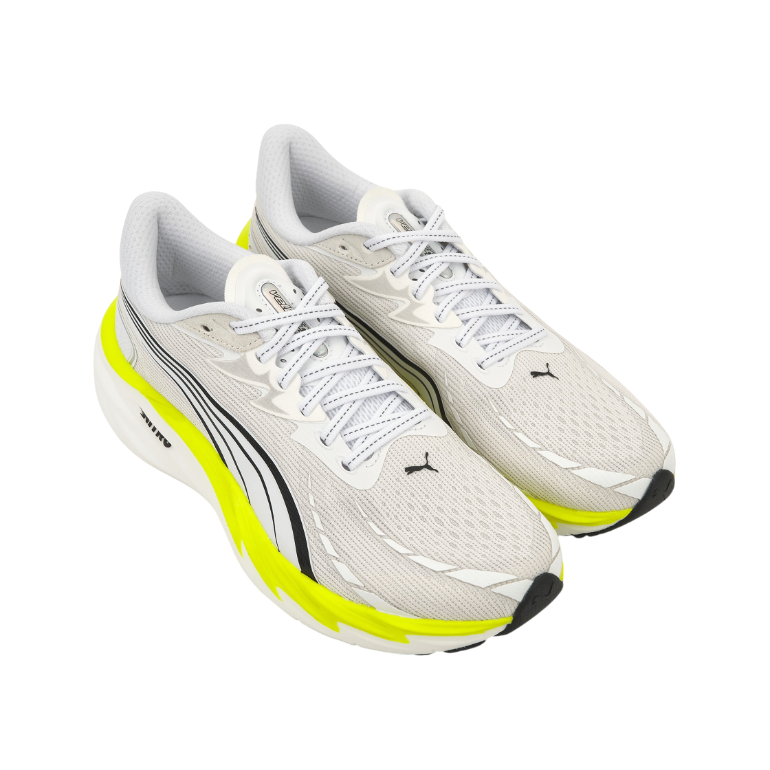 푸마 벨로시티 나이트로 4 AP 화이트 럭스 라임(Puma Velocity Nitro 4 AP White Lux Lime) - 4