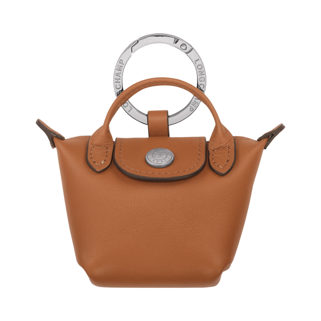 36078987M19 Longchamp Le Pliage Xtra Keyring Cashew