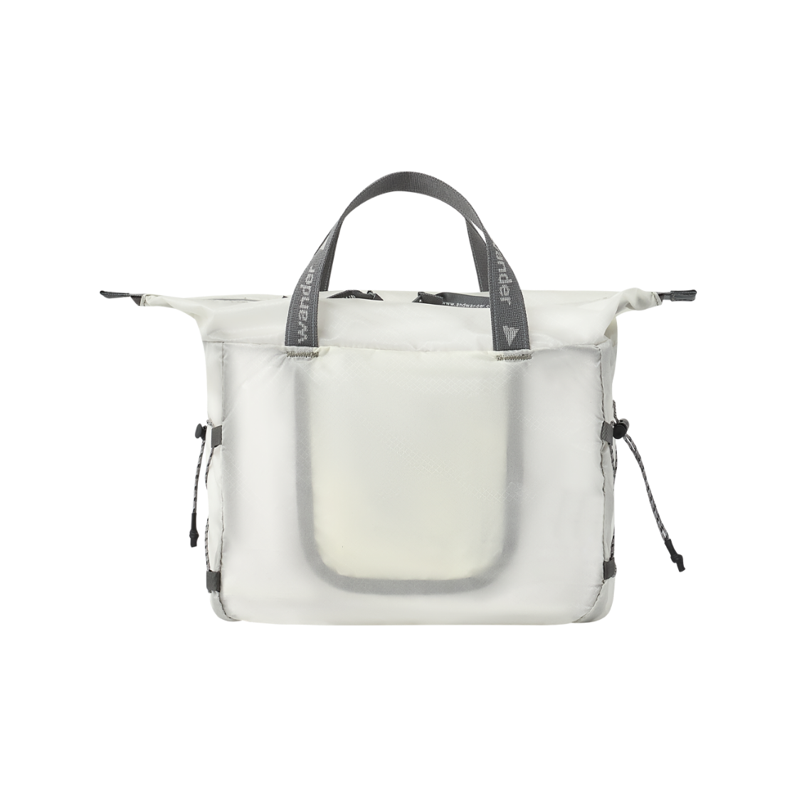 앤드 원더 136 실 미니 토트 백 화이트 - 26FW(And Wander 136 Sil Mini Tote Bag White - 26FW) - 4