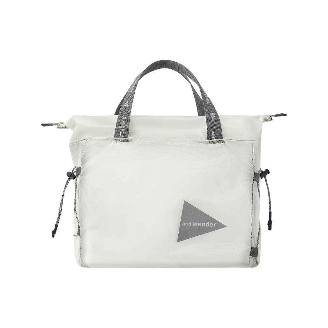 앤드 원더 136 실 미니 토트 백 화이트 - 26FW(And Wander 136 Sil Mini Tote Bag White - 26FW)