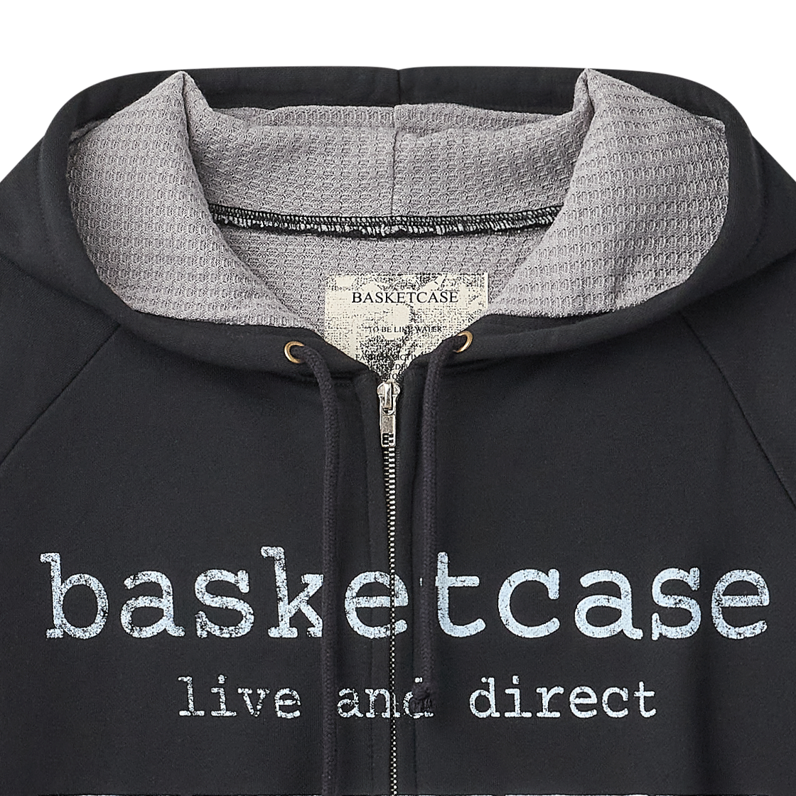 바스켓케이스 스카 써멀 라인 집 블랙 - 26FW(Basketcase Scar Thermal Lined Zip Black - 26FW) - 3