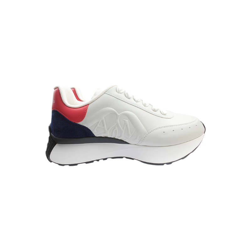 알렉산더맥퀸 스웨이드 디테일 오프화이트 남성 스니커즈 41(Alexander McQueen Suede Detail Off-White Sneakers)