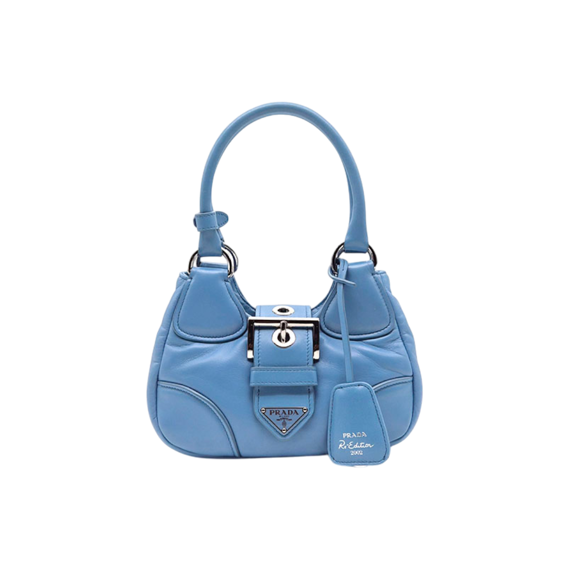 ITIG23KNKK2E Prada Nappa Padded Moon Bag