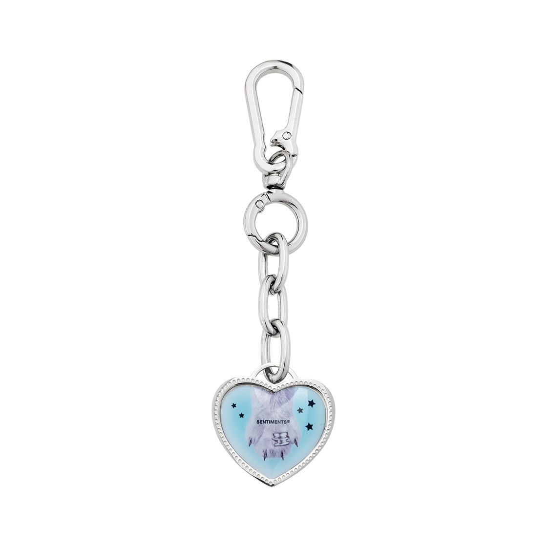 NO.785W Sentiments No.785 [White] Key Ring