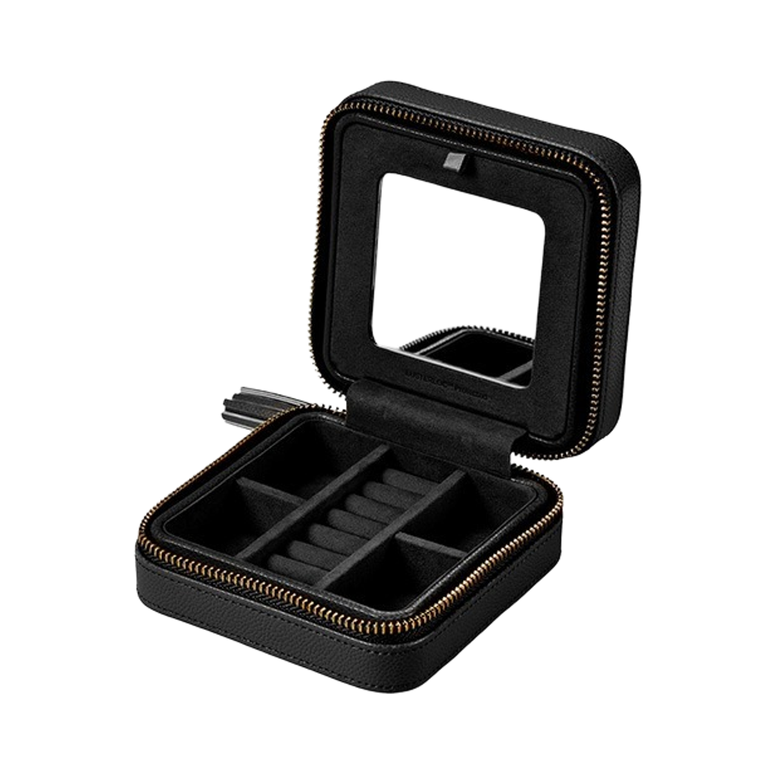 울프 1834 로렌 집 트래블 케이스 블랙(Wolf 1834 Lauren Zip Travel Case Black) - 2