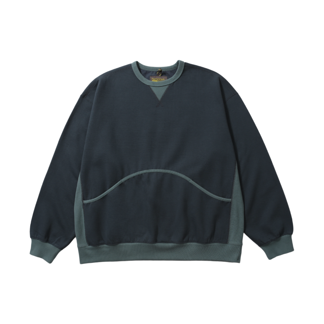 HM26AW-SW01 humorous account Wave Pk Sw Shirt Dark Teal