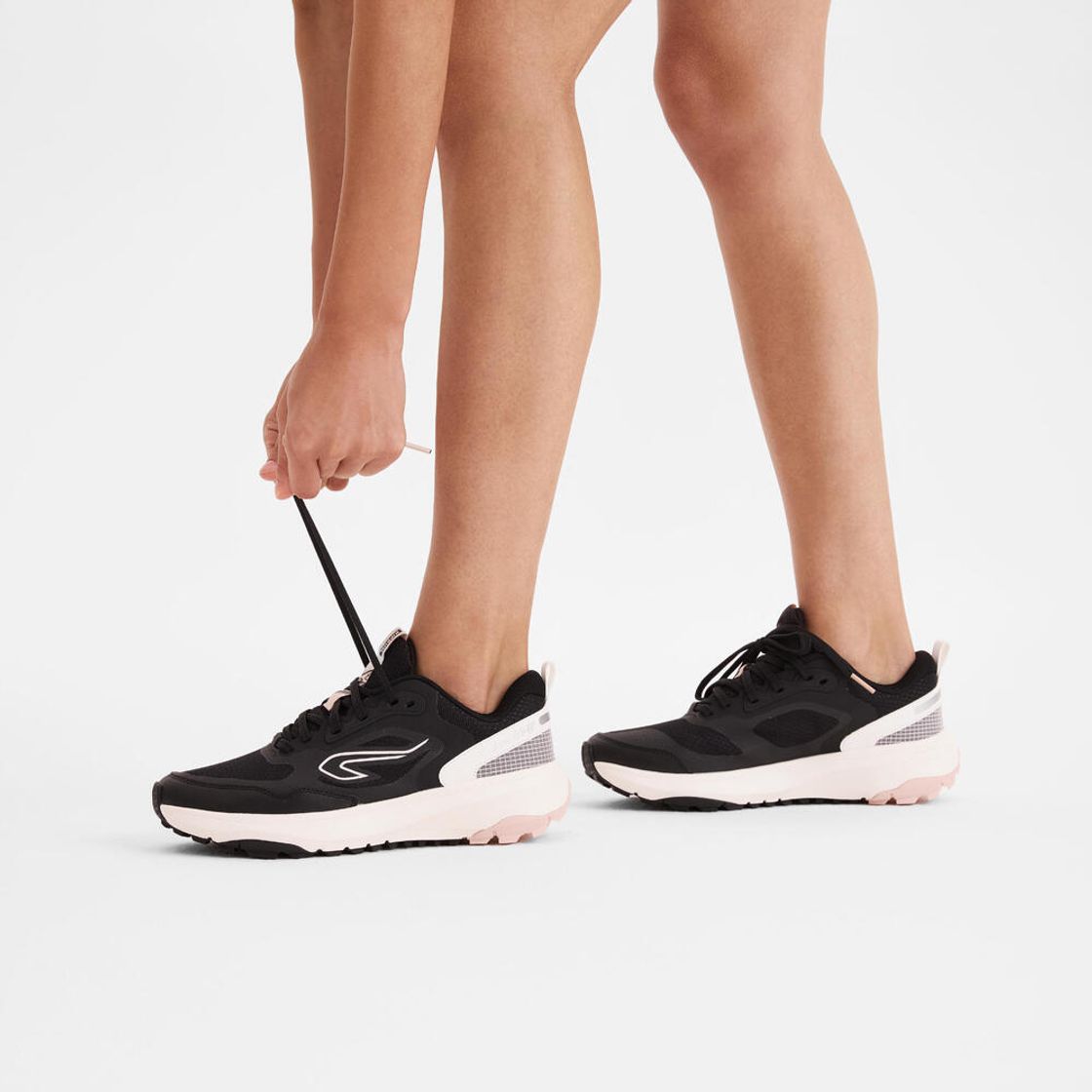 데카트론 여성 러닝 및 트레일 러닝화 JF190.1 그립 스모크 블랙(Decathlon Women's Running and Trail Running Shoes JF190.1 Grip Smoke Black) - 5