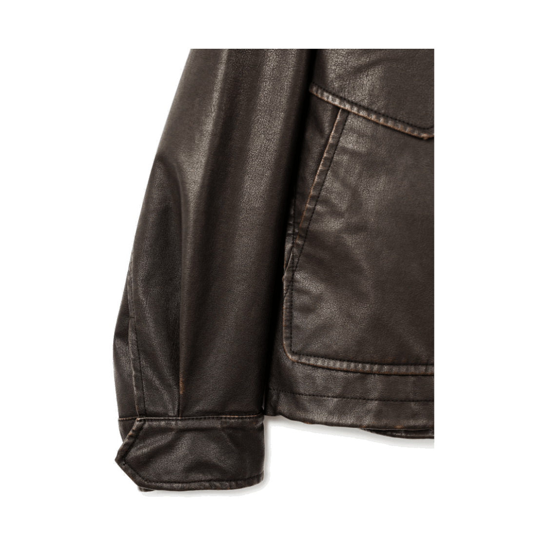 24/7시리즈 레더 A-2 자켓 다크 브라운(24/7 series Leather A-2 Jacket Dark Brown) - 4