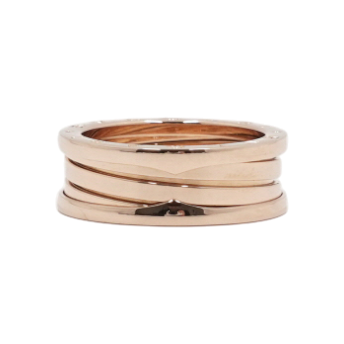 ITEPFSWO4SJS Bulgari B-Zero1 18K Rose Gold 3-Band Ring
