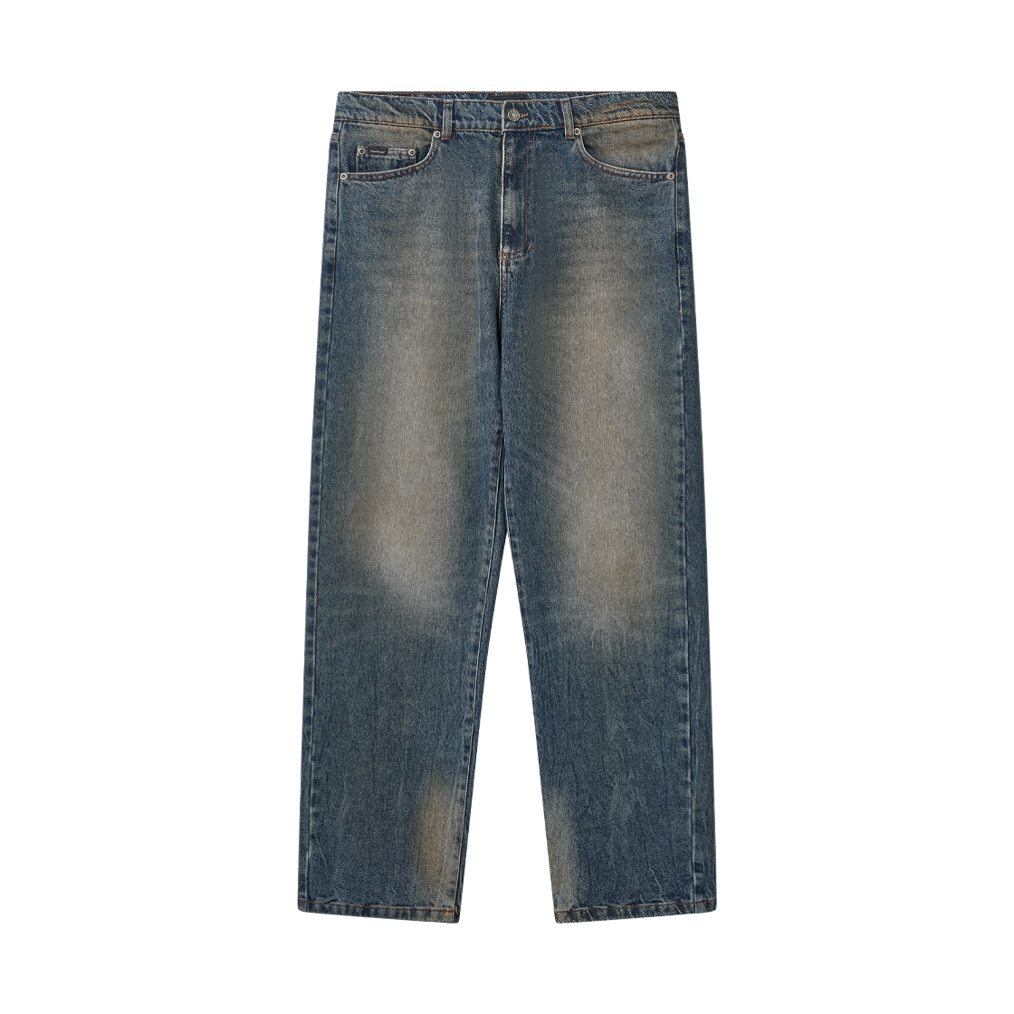 KM6DPADRS02BL Rassvet Washed Tapered Denim Pants Blue - 26FW