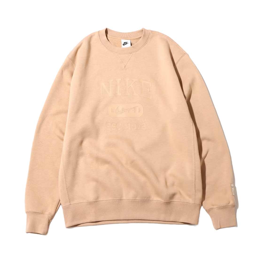 DZ4673-200 Nike NSW Fleece Hangul Day Crewneck Hemp Black (DZ4673-200)