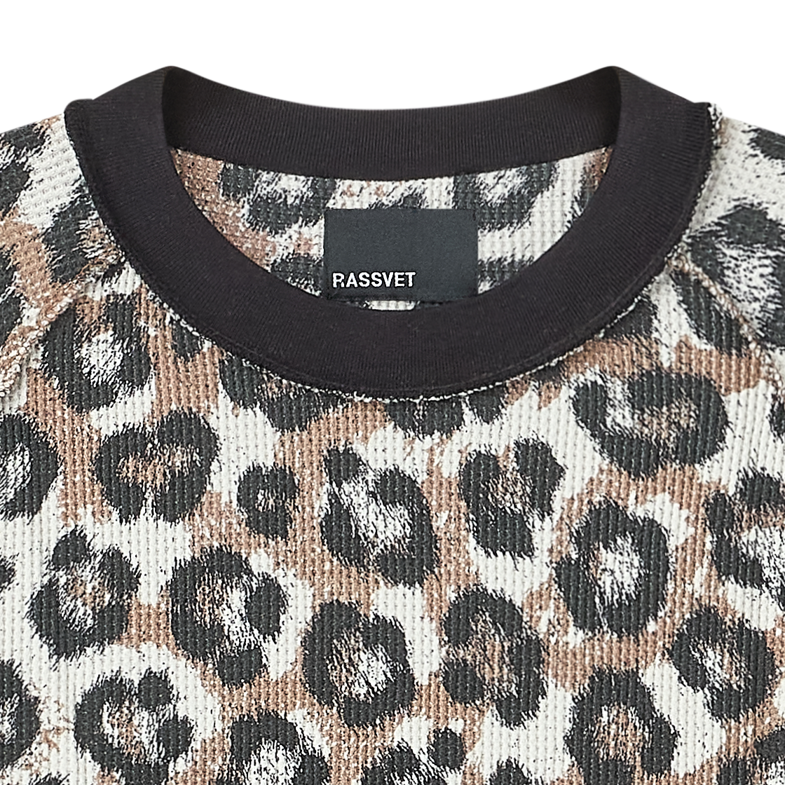 라스벳 레오파드 써멀 롱슬리브 티셔츠 레오파드 - 26FW(Rassvet Leopard Thermal L/S Tee Shirt Leopard - 26FW) - 3