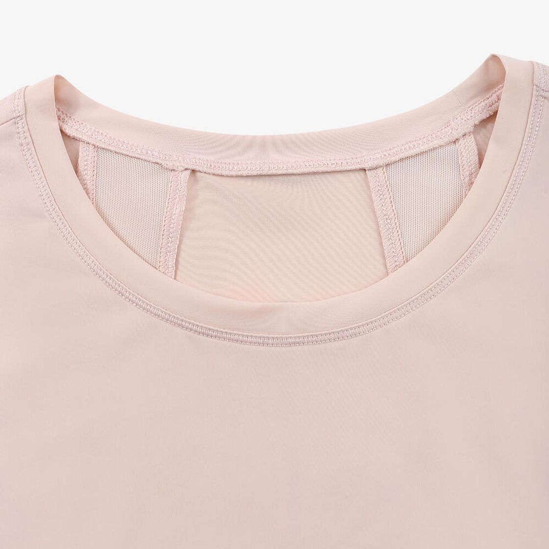 데카트론 여성 러닝 크롭 반팔 티 런 드라이 500 쿼츠 핑크(Decathlon Women's Running Cropped Short Sleeve T-Shirt Run Dry 500 Quartz Pink) - 9