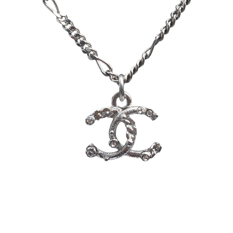 ITP3GRDO5N5N Chanel Beaded Chain CC Logo Charm Necklace