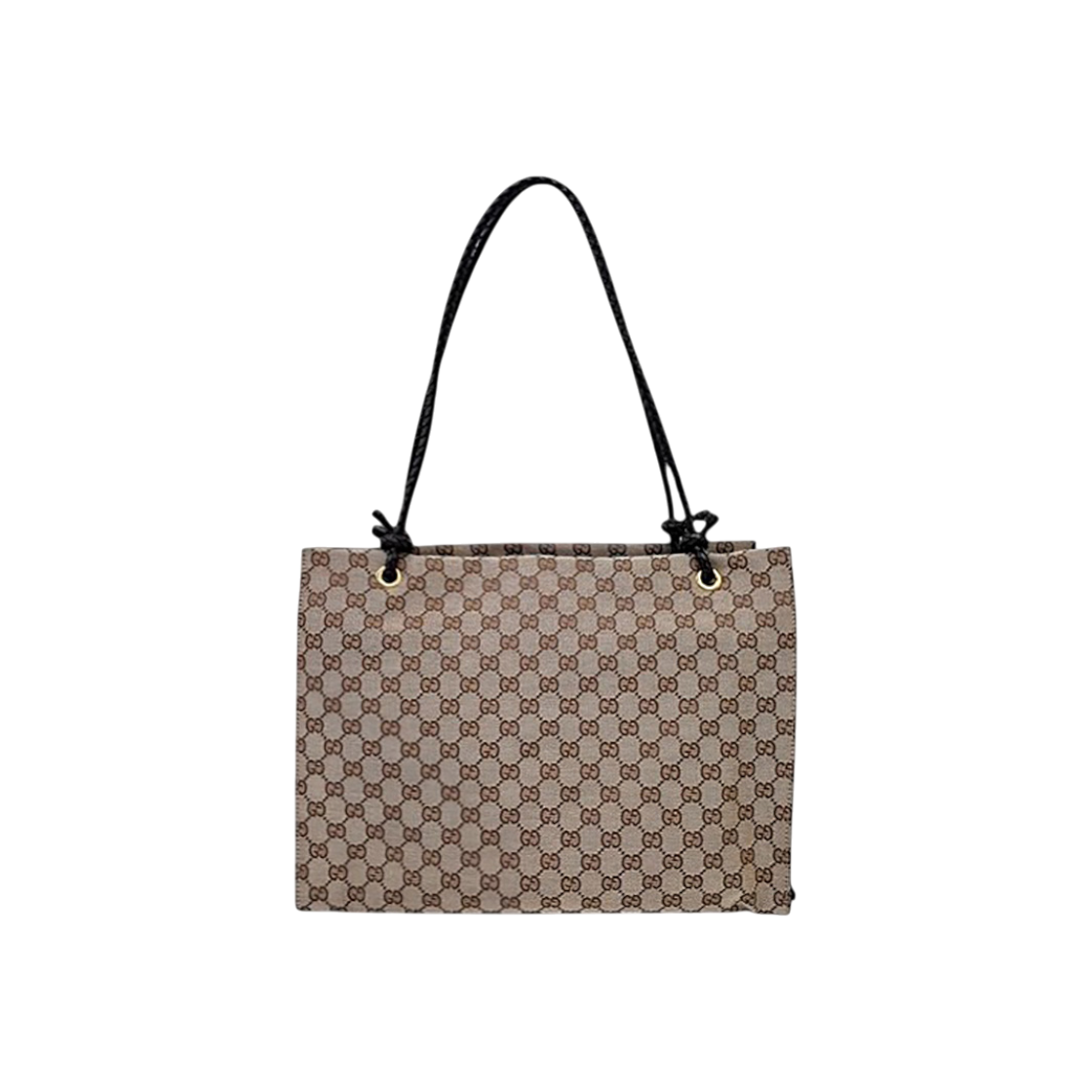 ITEAO857L6L3 Gucci Jacquard Logo Square Shoulder Bag