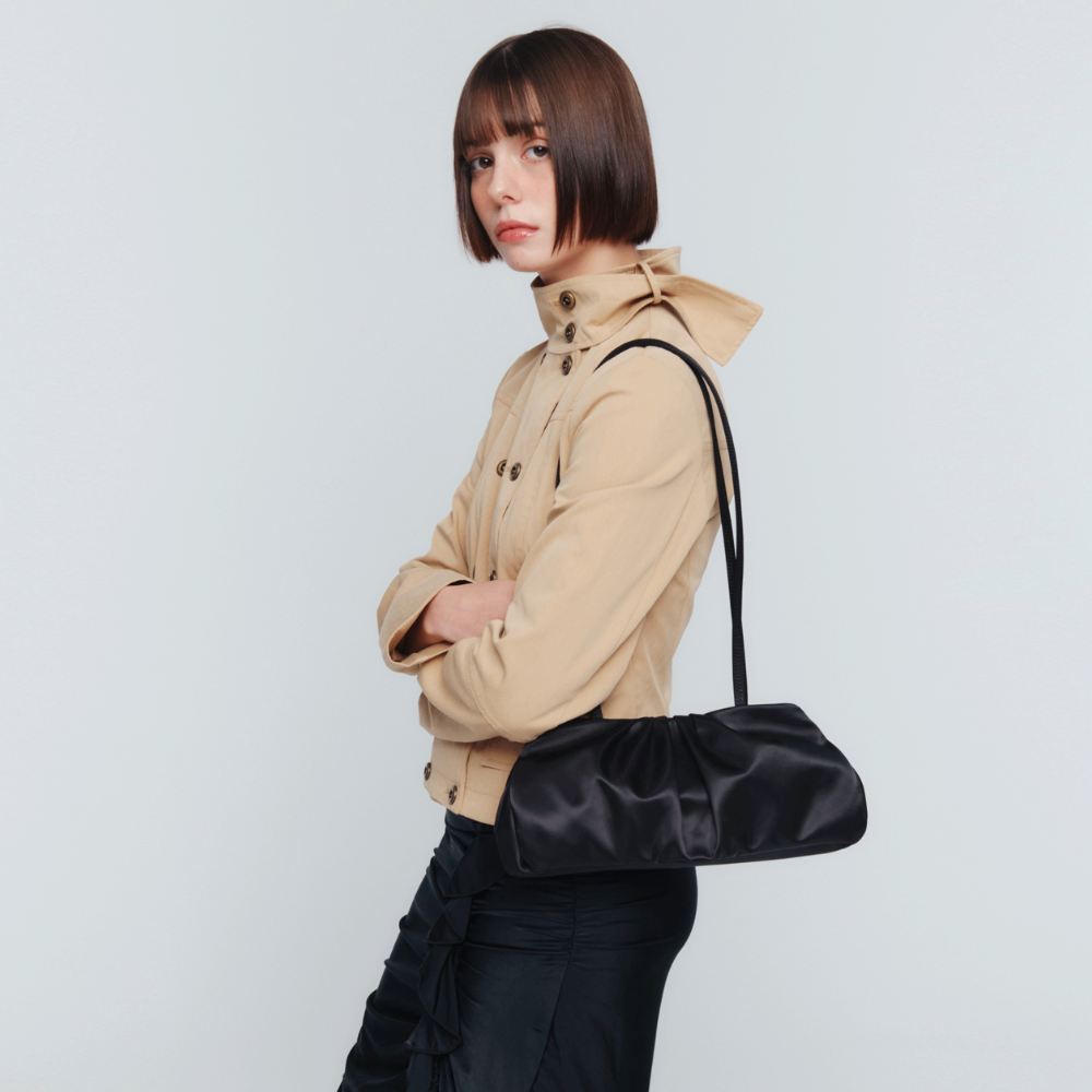 하아카이브 x 유카이브 브리오슈 나일론 숄더백 블랙(Hah Archive x Yuchive  Brioche Nylon Shoulder Bag Black) - 2