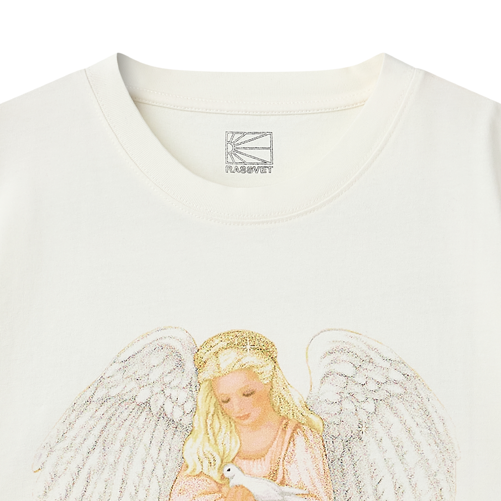 라스벳 블레싱스 티셔츠 오프 화이트 - 26FW(Rassvet Blessings Tee Shirt Off White - 26FW) - 3