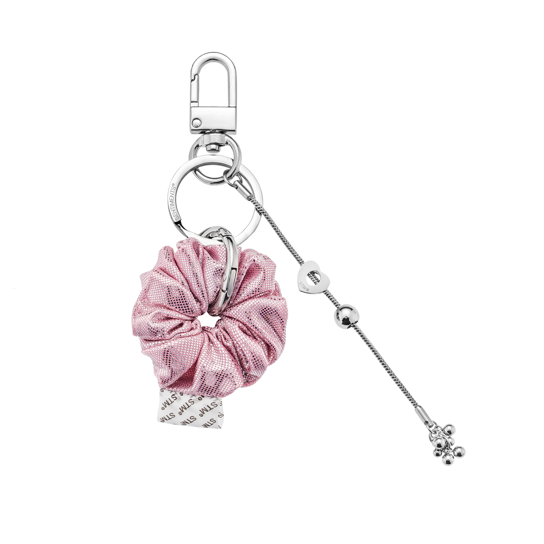 센티멍 넘버 783 스크런치 키링 핑크(Sentiments No.783 [Pink] Scrunch Key Ring)