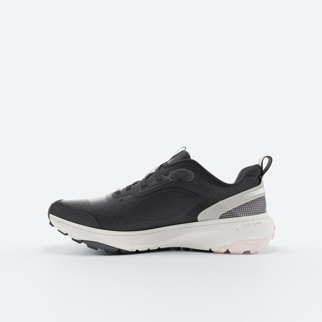 데카트론 여성 러닝 및 트레일 러닝화 JF190.1 그립 스모크 블랙(Decathlon Women's Running and Trail Running Shoes JF190.1 Grip Smoke Black) - 4