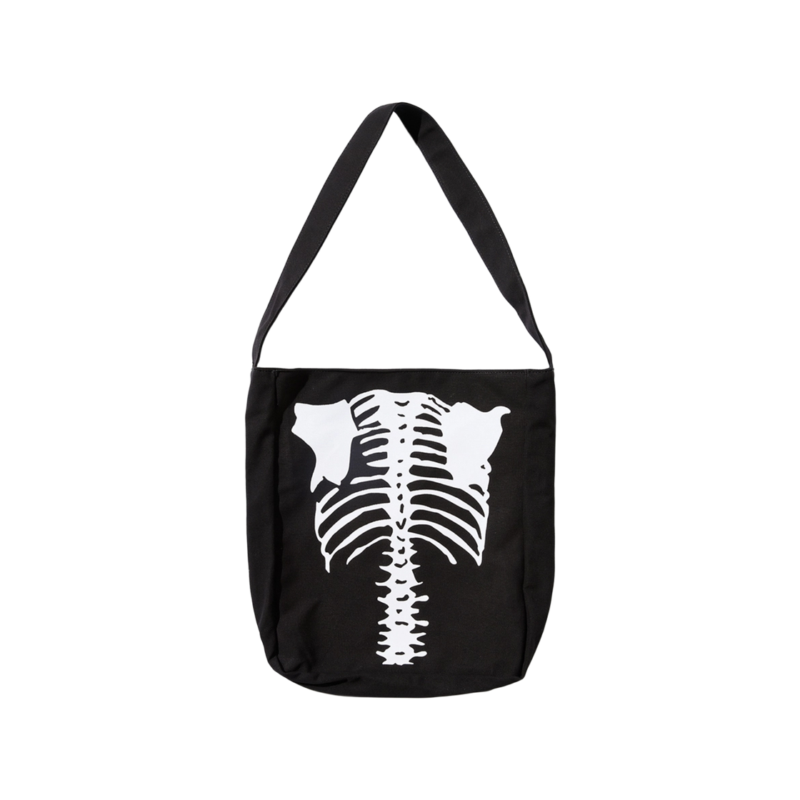 벤슨 레더 백 본 & 오발 캔버스 토트백 / 블랙(Vanson Leathers Back Bone & Oval Logo Canvas Totebag / Black) - 2