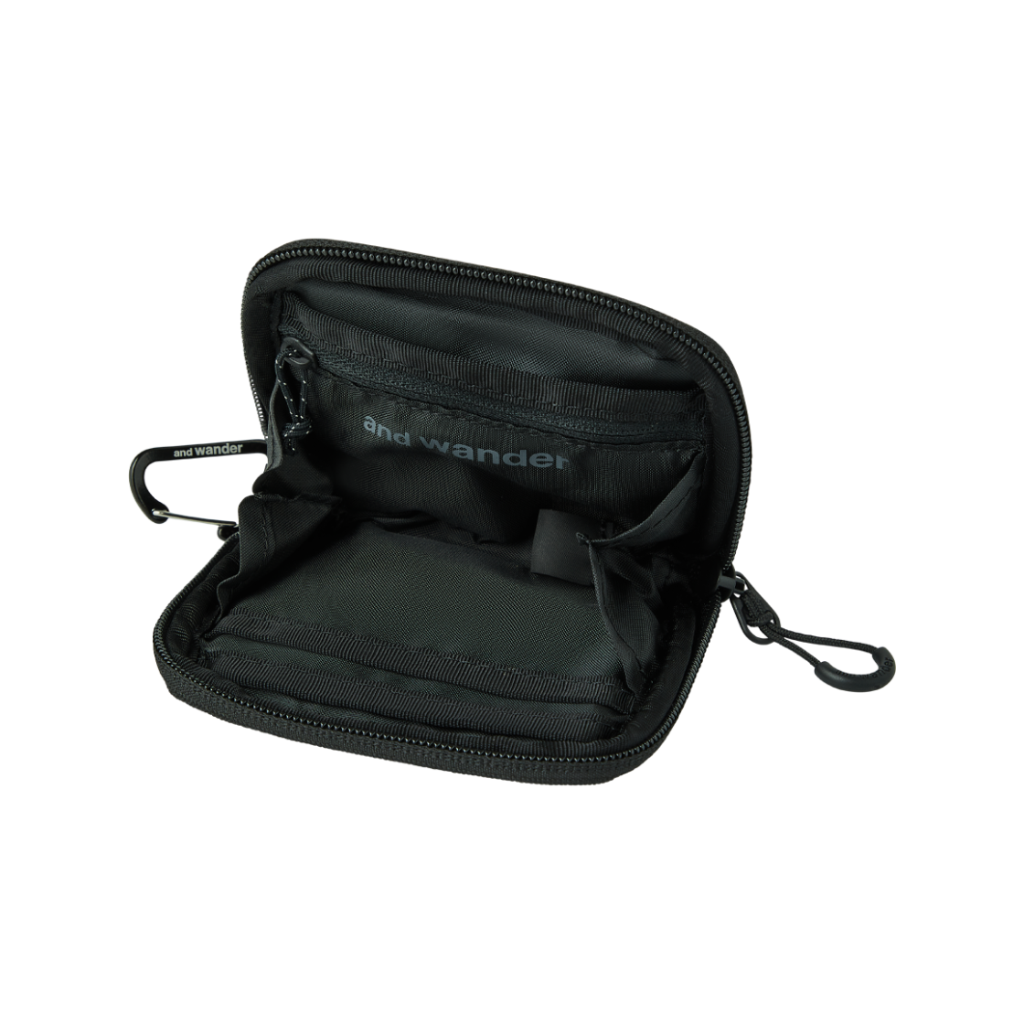 앤드 원더 127 오션 립 월렛 블랙 - 26FW(And Wander 127 Ocean Rip Wallet Black - 26FW) - 3