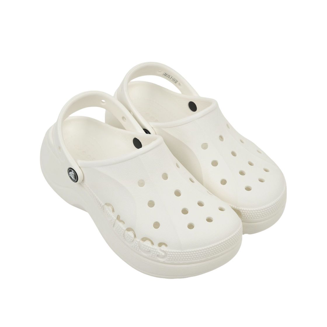 (W) 크록스 바야 플랫폼 클로그 화이트((W) Crocs Baya Platform Clog White) - 4