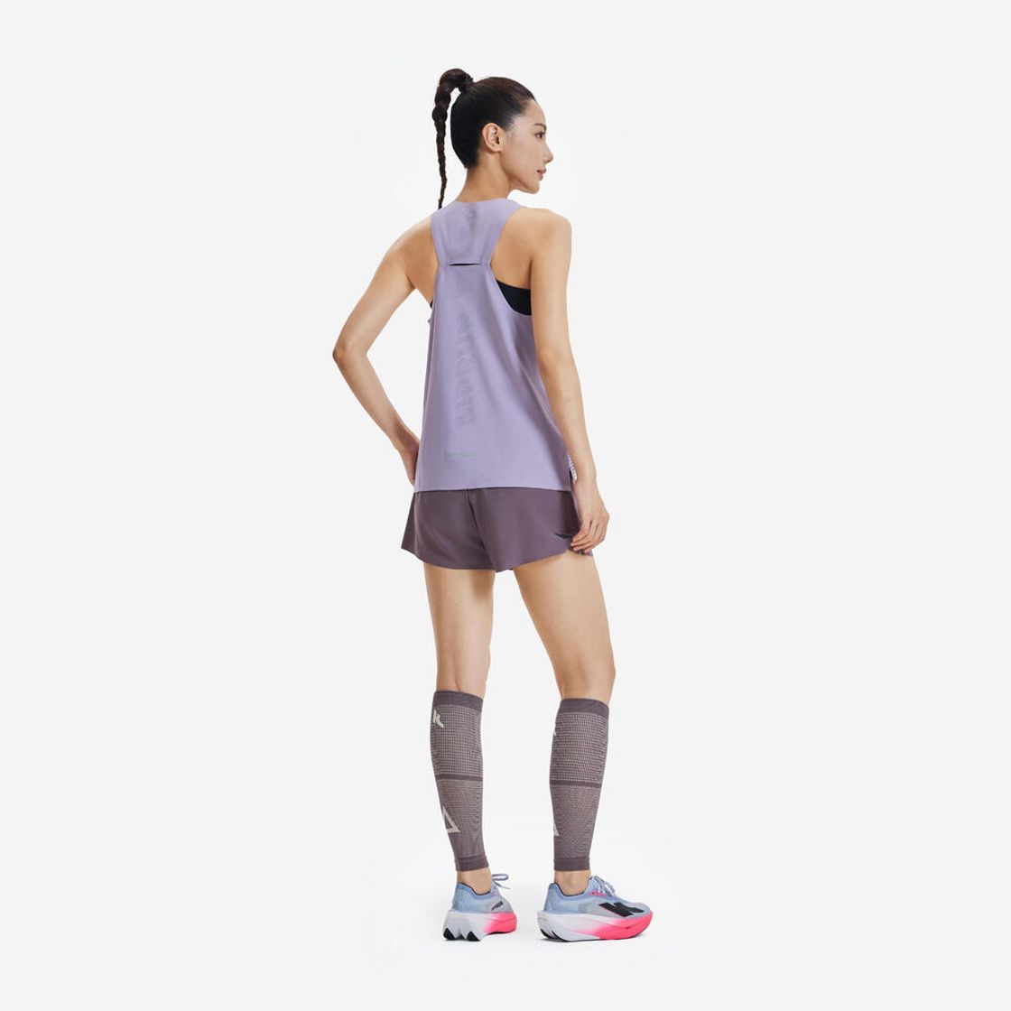 데카트론 여성 러닝 경량 싱글렛 런 라이트 900 스모크 퍼플(Decathlon Women's Running Lightweight Singlet Run Light 900 Smoke Purple) - 6