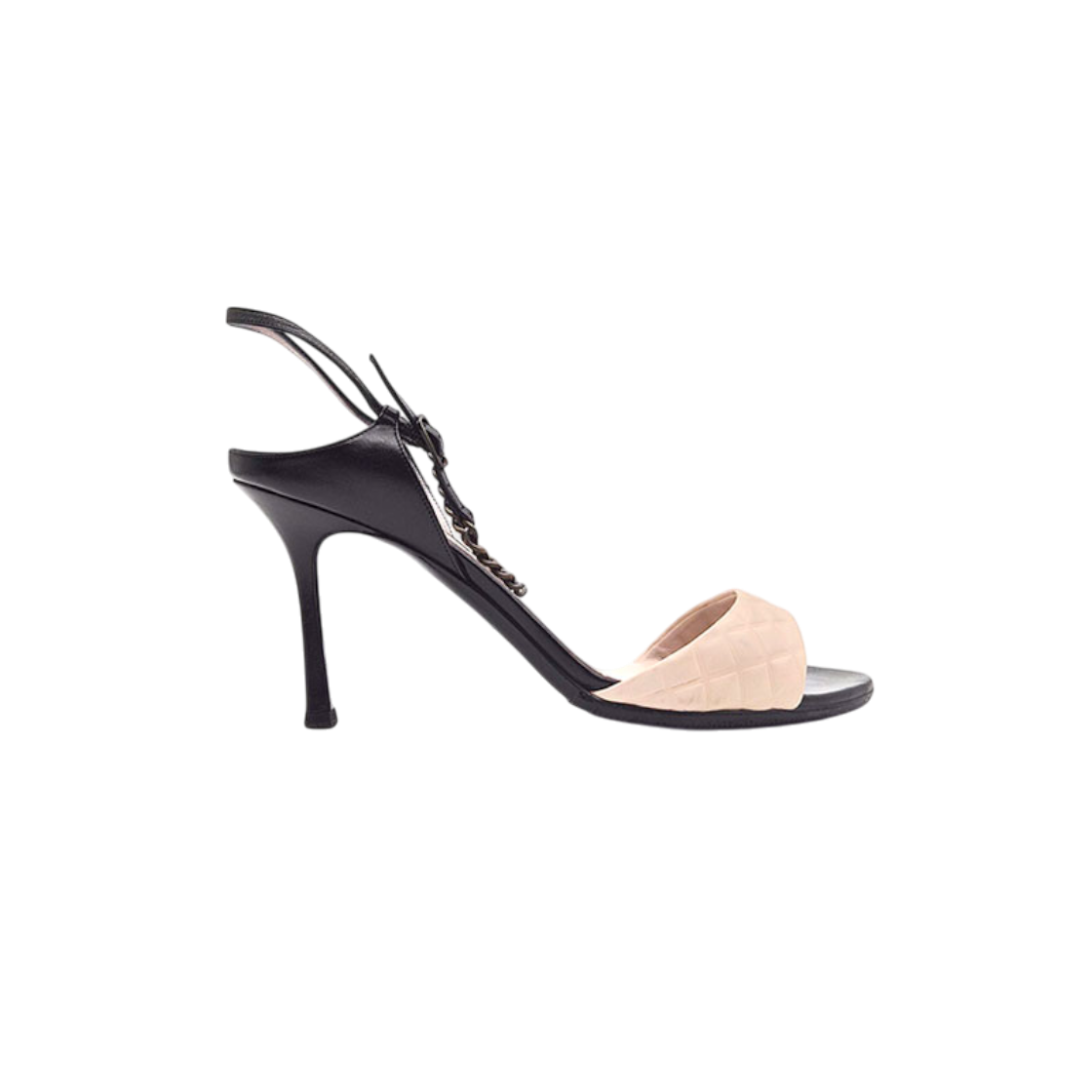 ITSGRTU9ES2E Chanel Quilted Chain Sandals