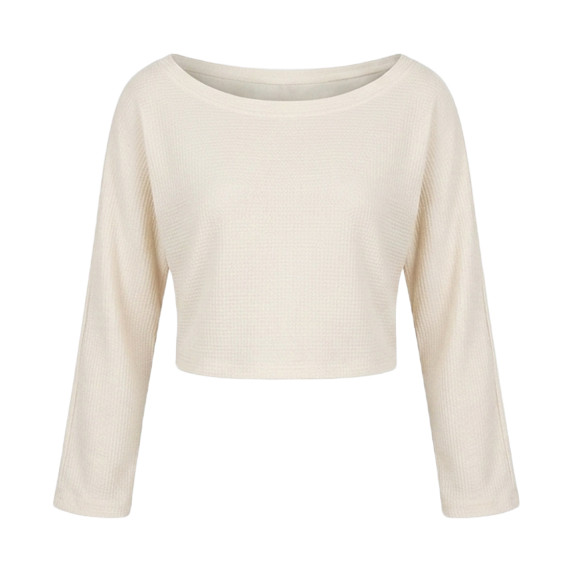 CLWT8096 cielcoco Loose-fit Boat Neck T-shirt Ivory
