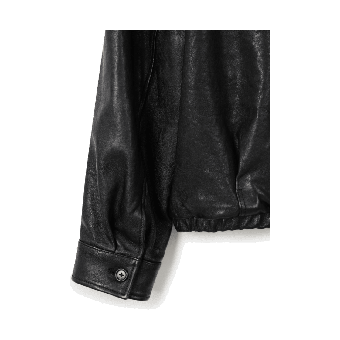 24/7시리즈 베지터블 램스킨 리얼 레더 자켓 블랙(24/7 series Vegitable Lambskin Real Leather Jacket Black) - 4