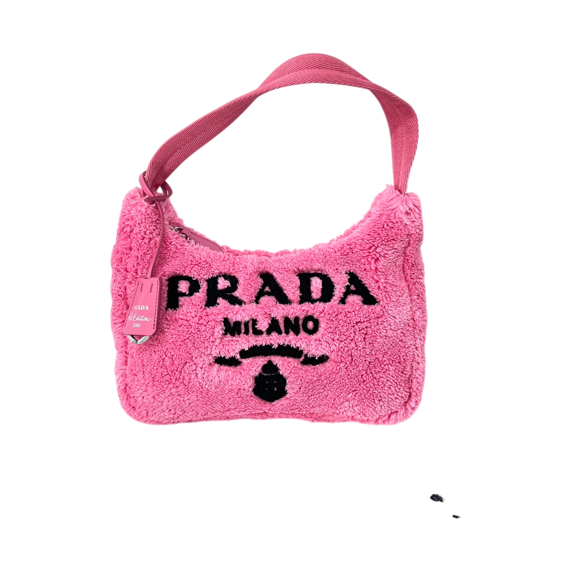 ITCUVSOFVRCF Prada Re-Edition Terry Mini Hobo Bag Pink