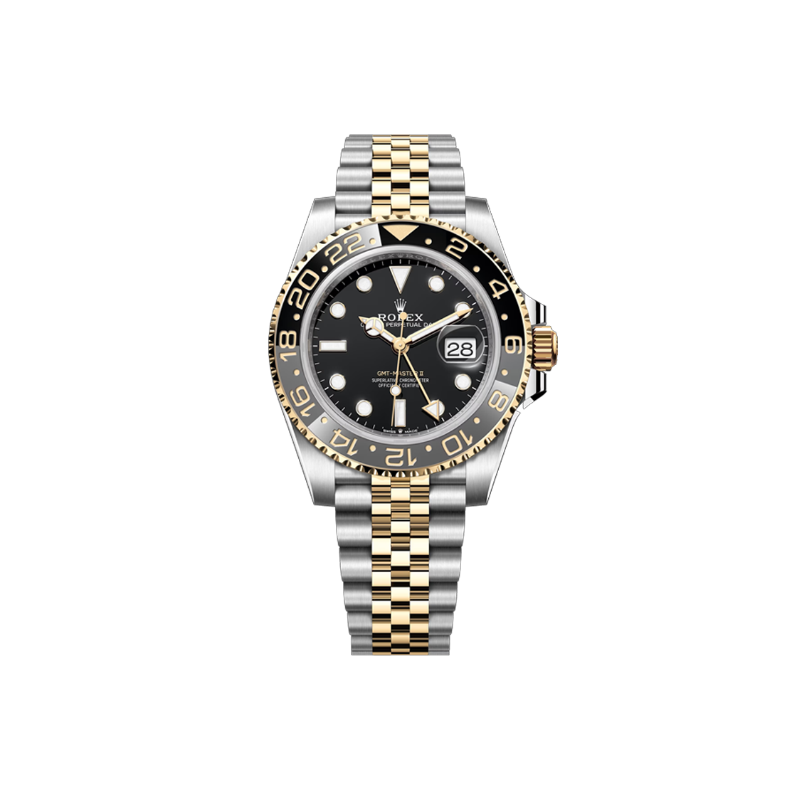 IT8V5U8HBJ3O Rolex GMT-Master II Black Baton + Dot Jubilee