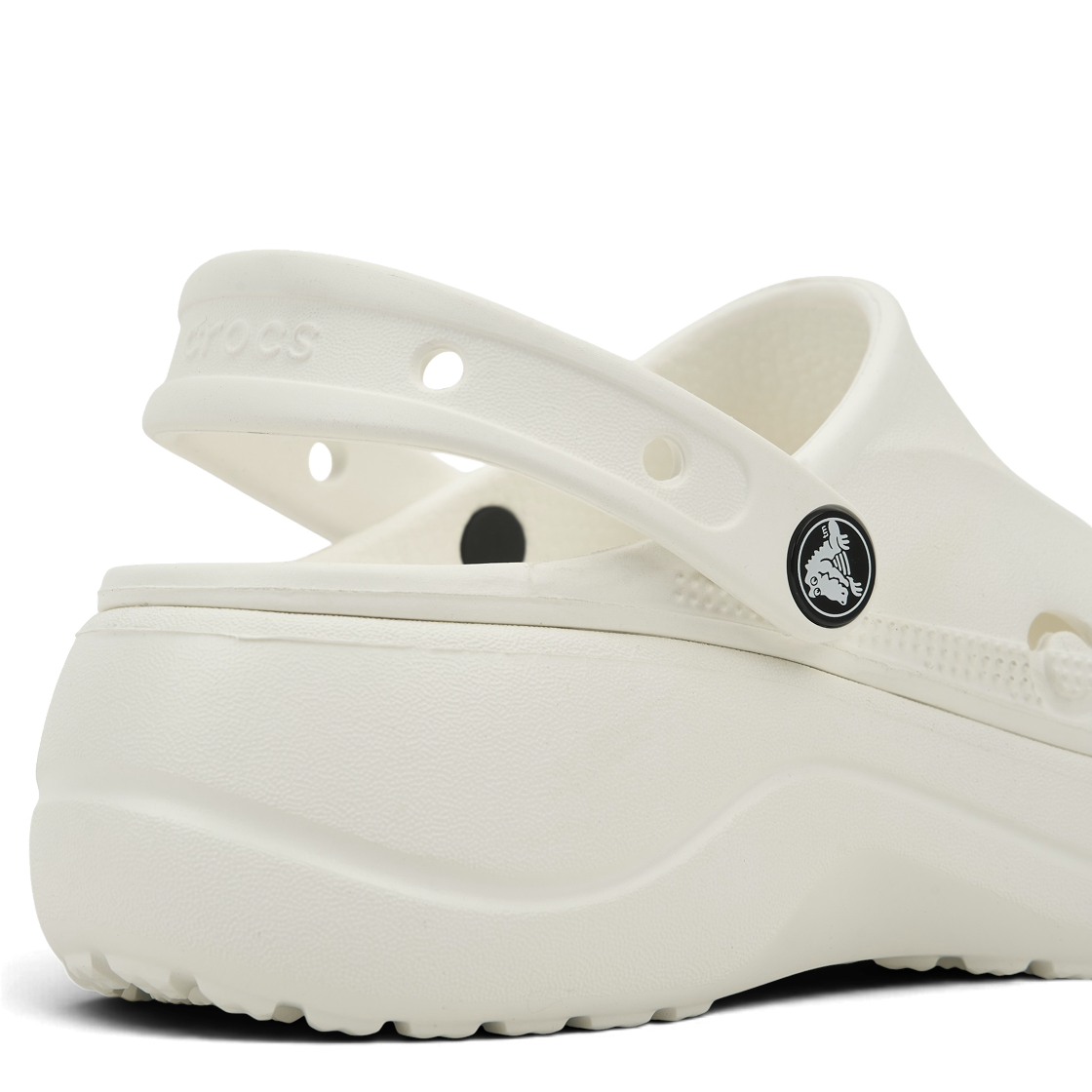 (W) 크록스 바야 플랫폼 클로그 화이트((W) Crocs Baya Platform Clog White) - 8
