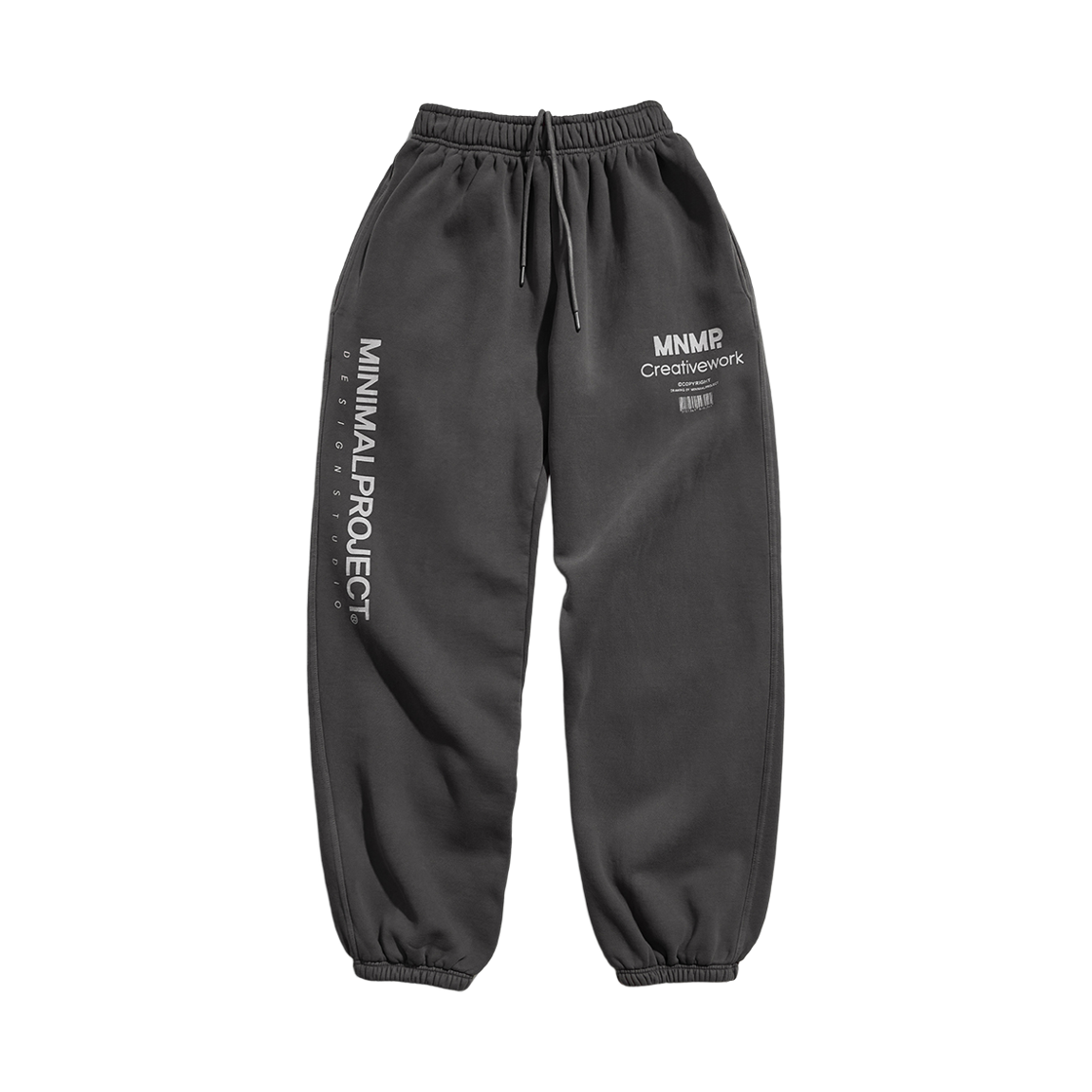 MTP307DG MINIMALPROJECT Patina Pigment Brushed Heavyweight Jogger Pants Mtp307 Darkgray