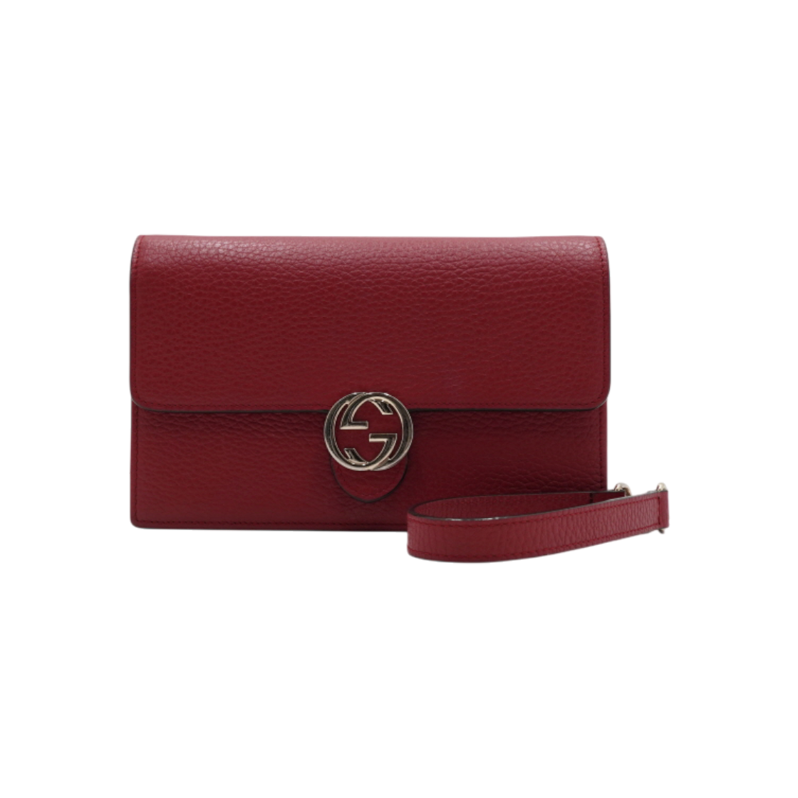 ITSBE2IPSU84 Gucci Interlocking GG Mini Flap Shoulder Bag