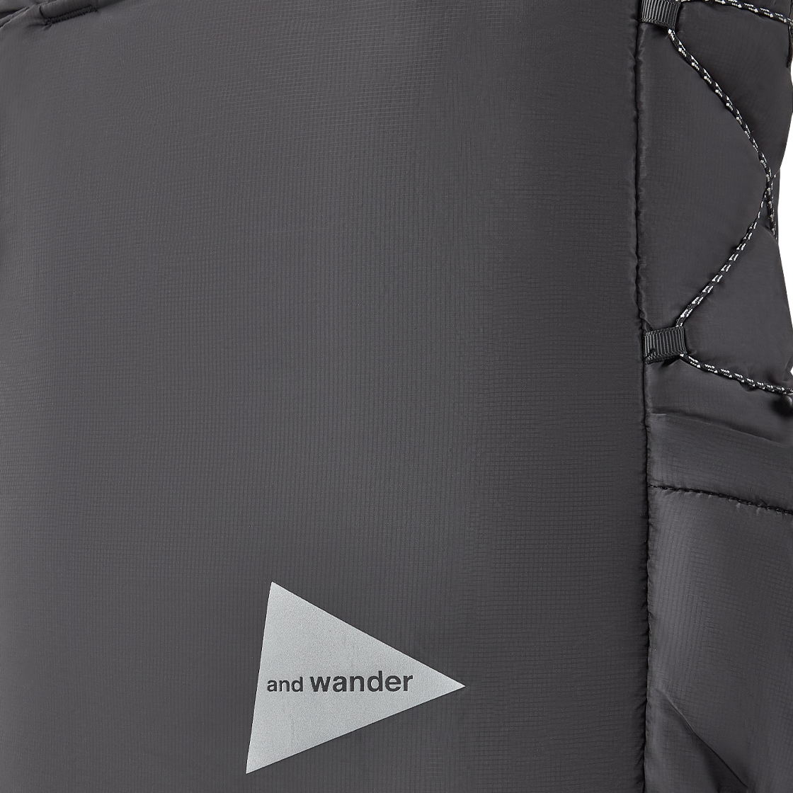 앤드 원더 147 푸퍼 미니 립스탑 토트 백 블랙 - 26FW(And Wander 147 Puffer Mini Ripstop Tote Bag Black - 26FW) - 5
