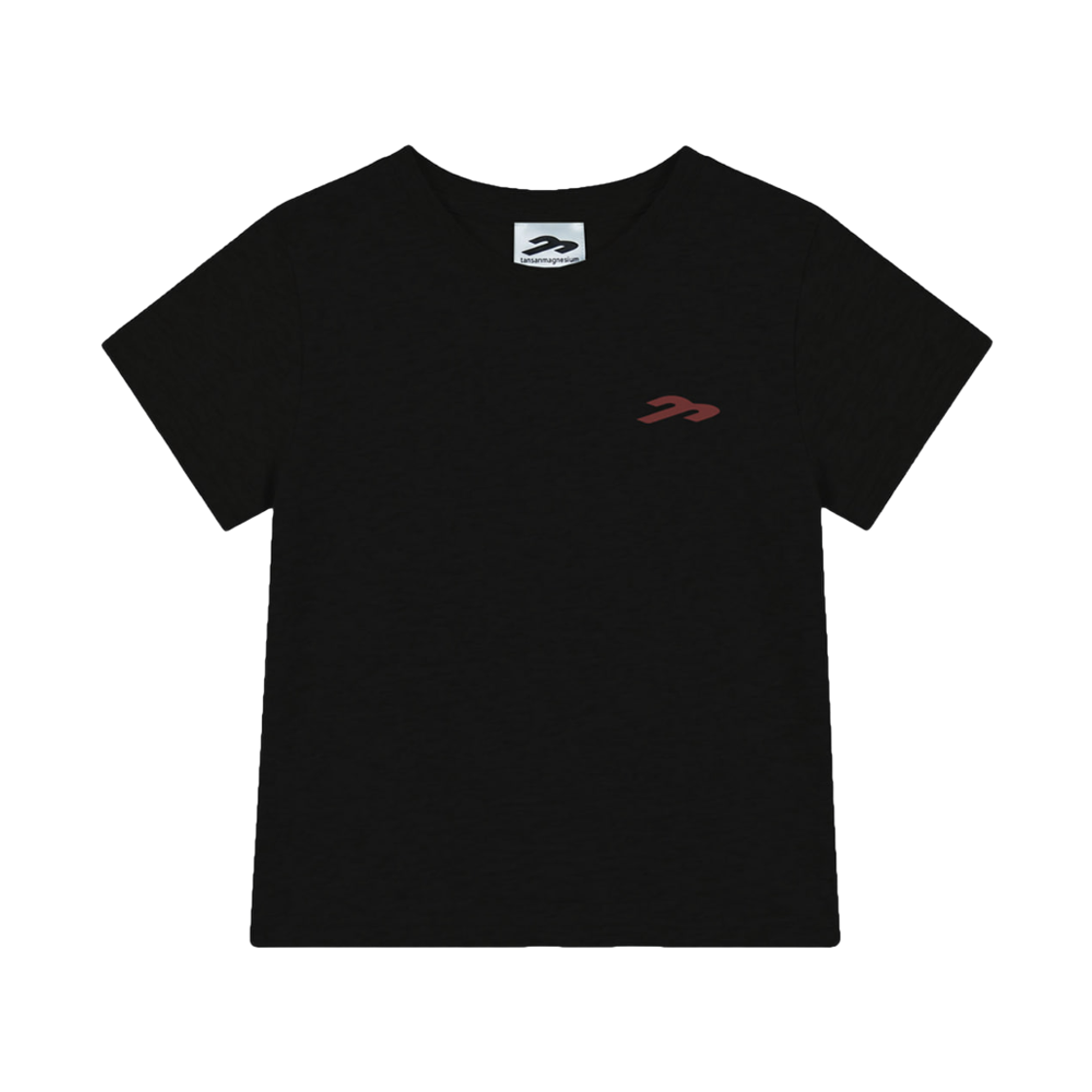 탄산마그네슘 홀스 래빗 티셔츠 블랙 레드(Tansanmagnesium Horse Rabbit T-Shirt Black Red) - 2