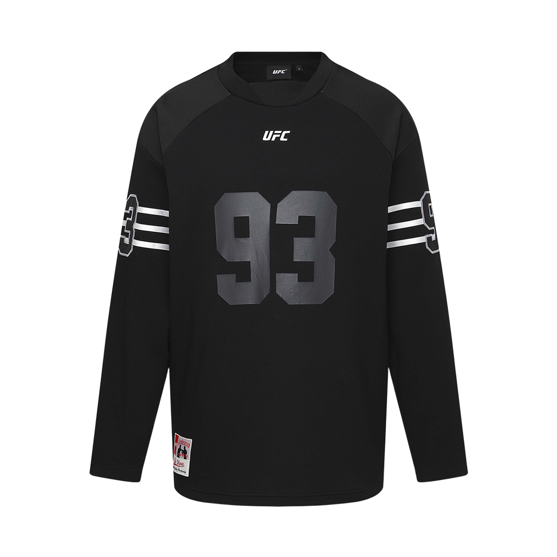 UFC 얼티밋 93 오버핏 풋볼 저지 블랙 U2LSX3303BK(UFC ULTIMATE 93 OVERSIZED FIT FOOTBALL JERSEY BLACK U2LSX3303BK)
