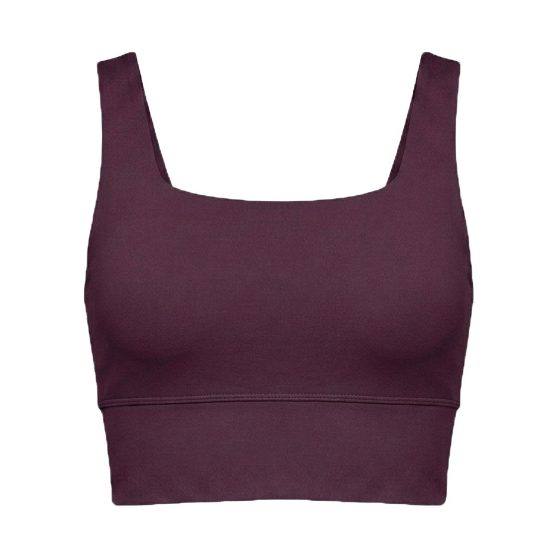 CLWT4041 cielcoco Square Neck Comfort Bra Top Wine purple