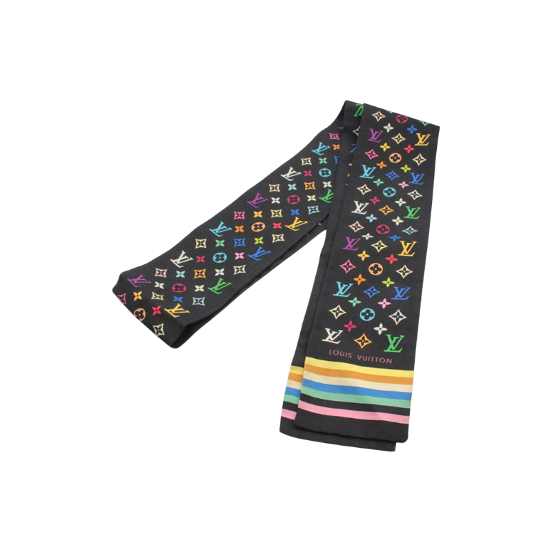 ITIJHV8OIINJ Louis Vuitton Multicolor Silk Bandana Scarf
