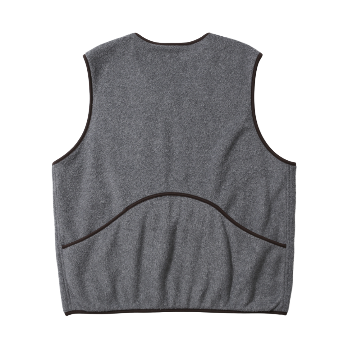 휴머러스 어카운트 웨이브 포켓 플리스 베스트 멜란지 다크 그레이(humorous account Wave Pk Fleece Vest Melange Dark Gray) - 2